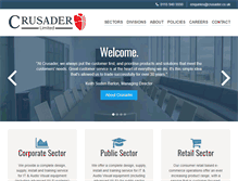 Tablet Screenshot of crusader.co.uk